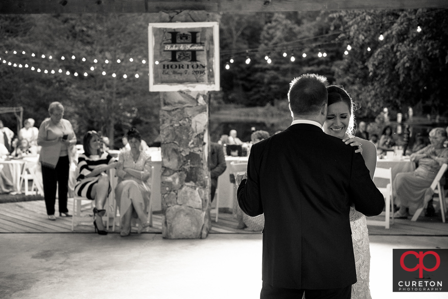 Bride dancing with her uncle.