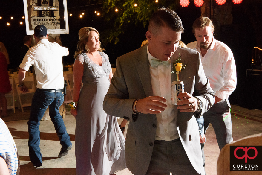 Dancing at the reception.