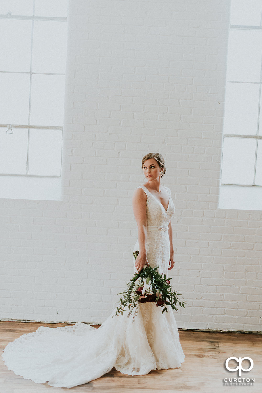 Bride at the Southern Bleachery in Taylors.