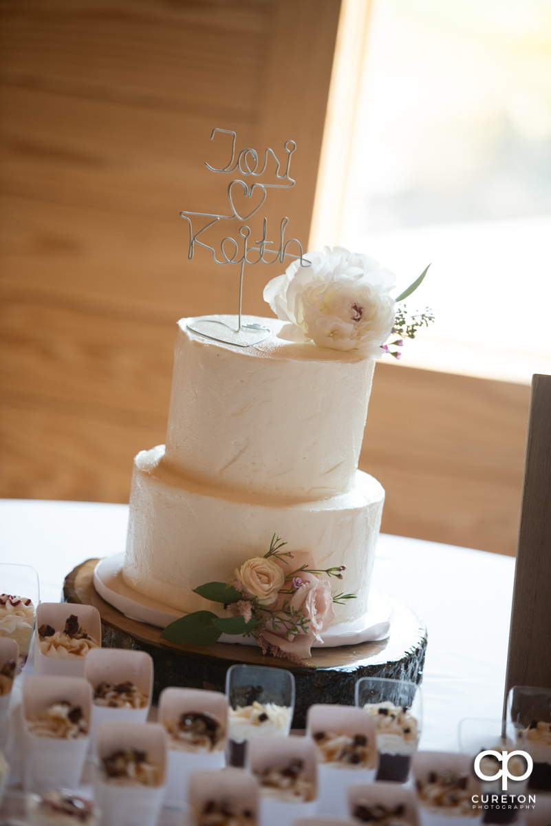 Wedding cake topper.