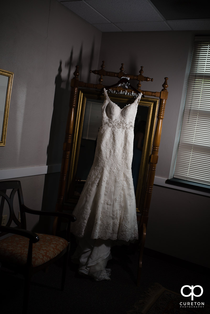 Bride's dress.
