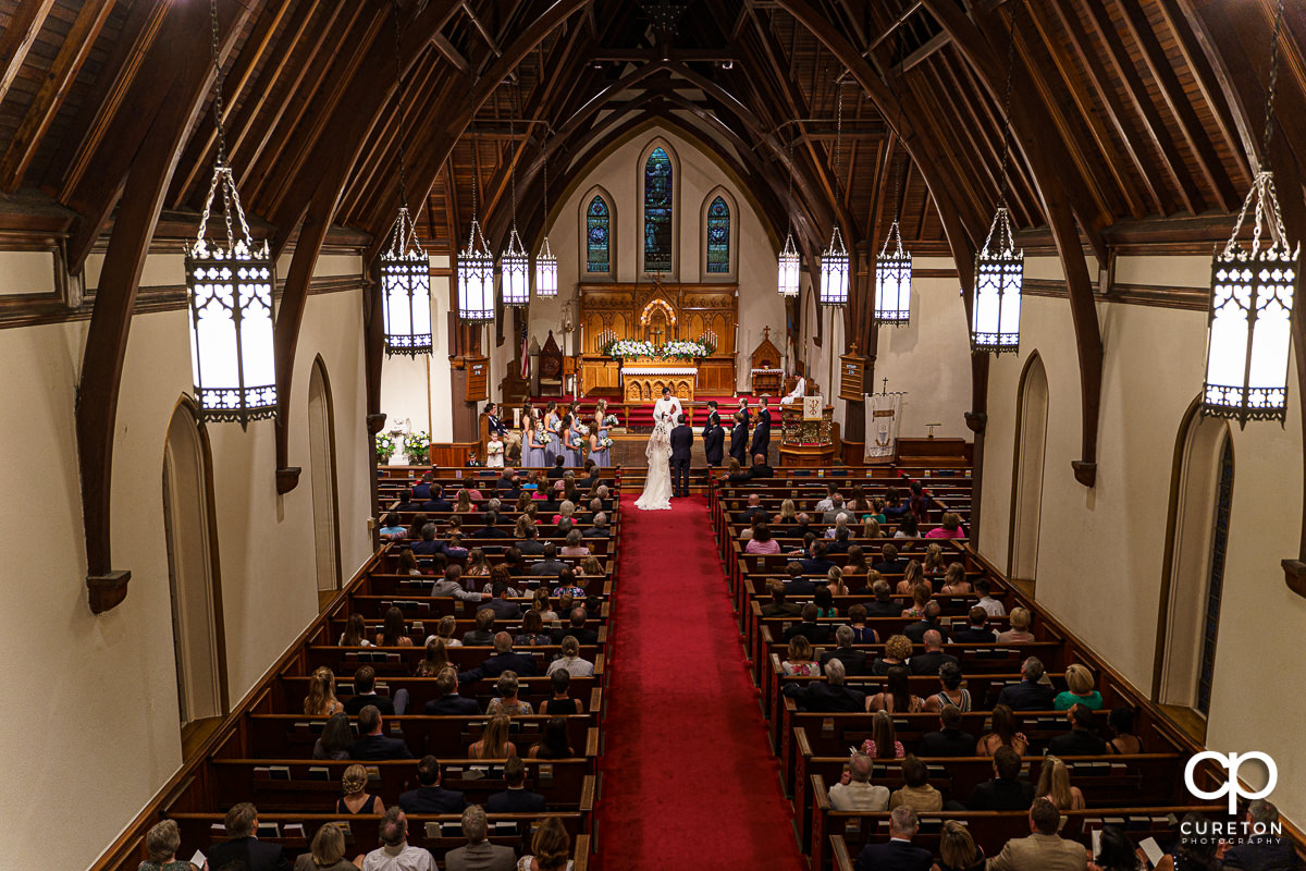 Church of the Advent wedding in Spartanburg SC.