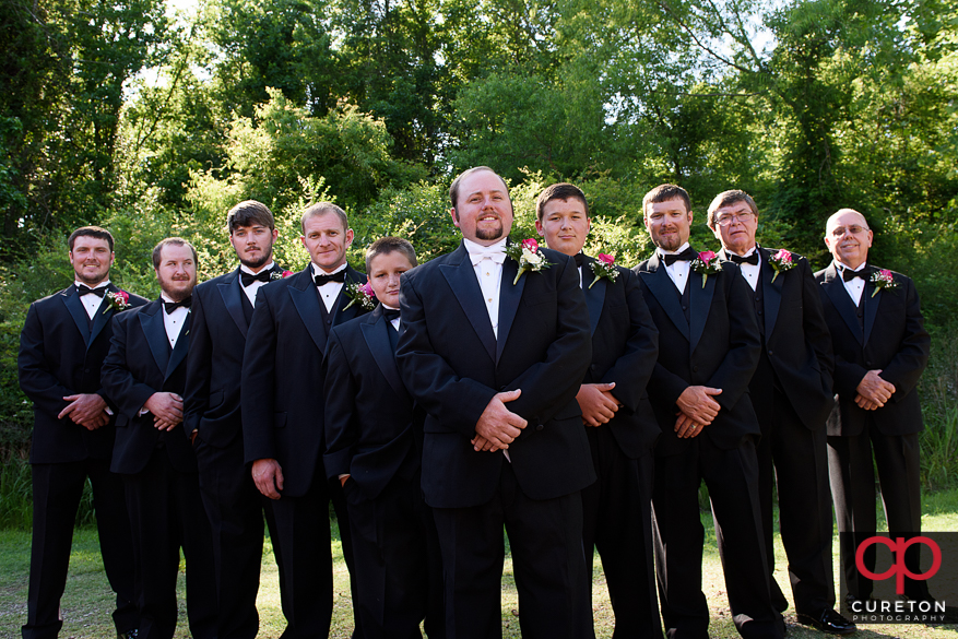 Groomsmen before the wedding.