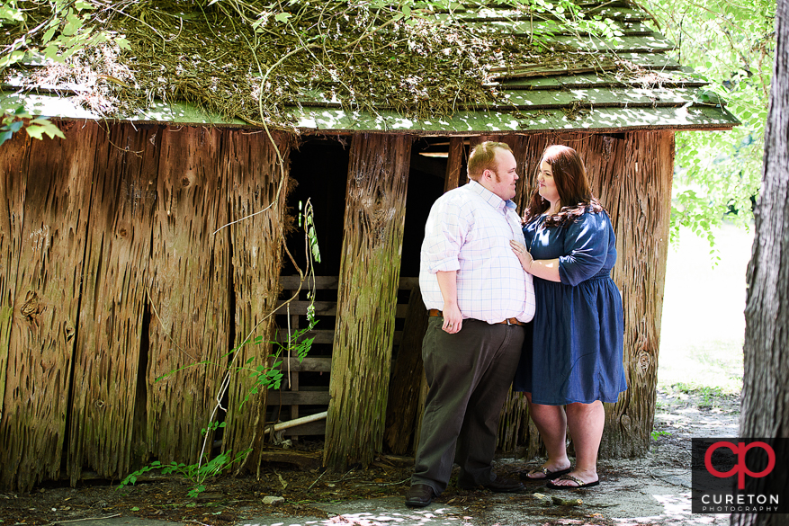 Lauren and RJ's engagement session at Swan Lake in Sumter,SC.