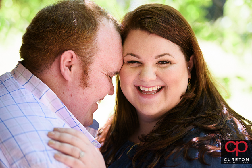 Lauren and RJ's engagement session at Swan Lake in Sumter,SC.