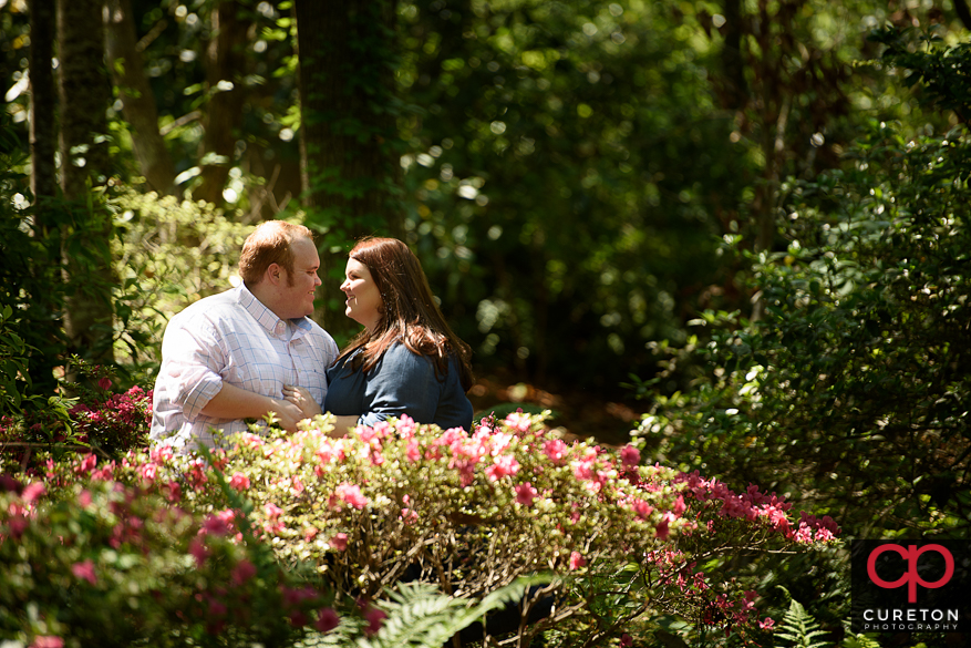 Lauren and RJ's engagement session at Swan Lake in Sumter,SC.