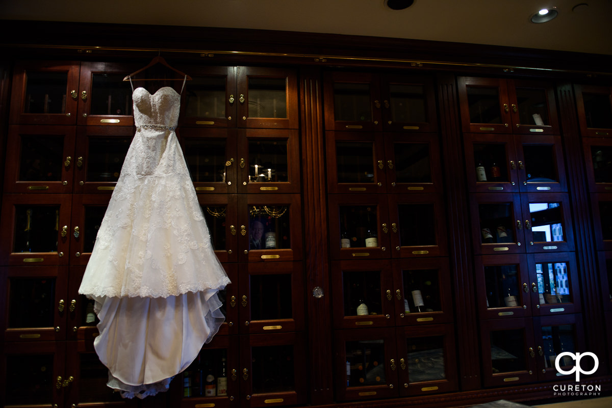 Bride's dress.