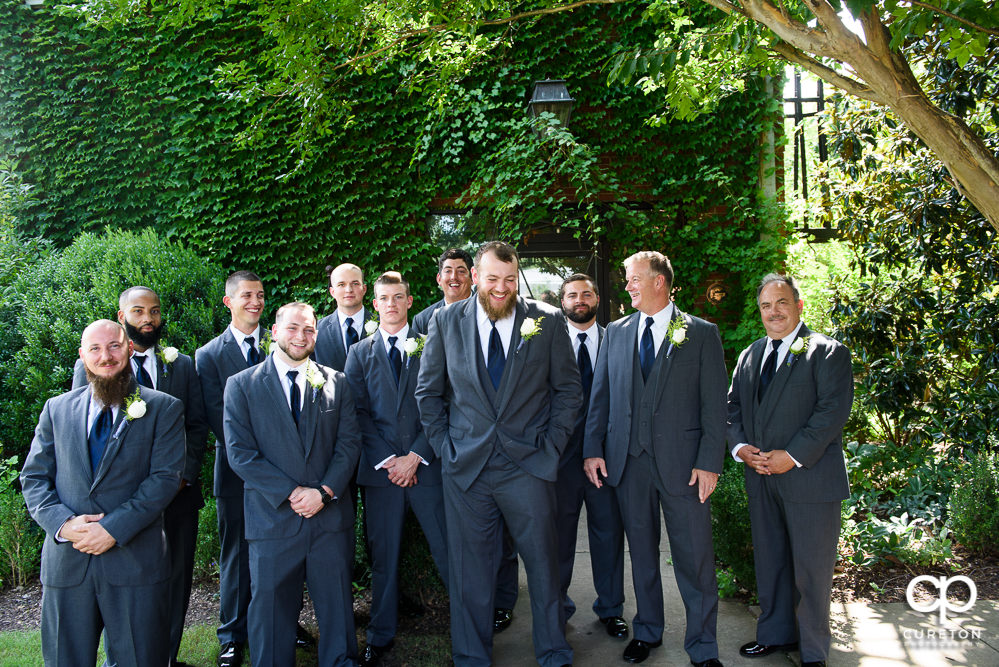 Groomsmen before the wedding.