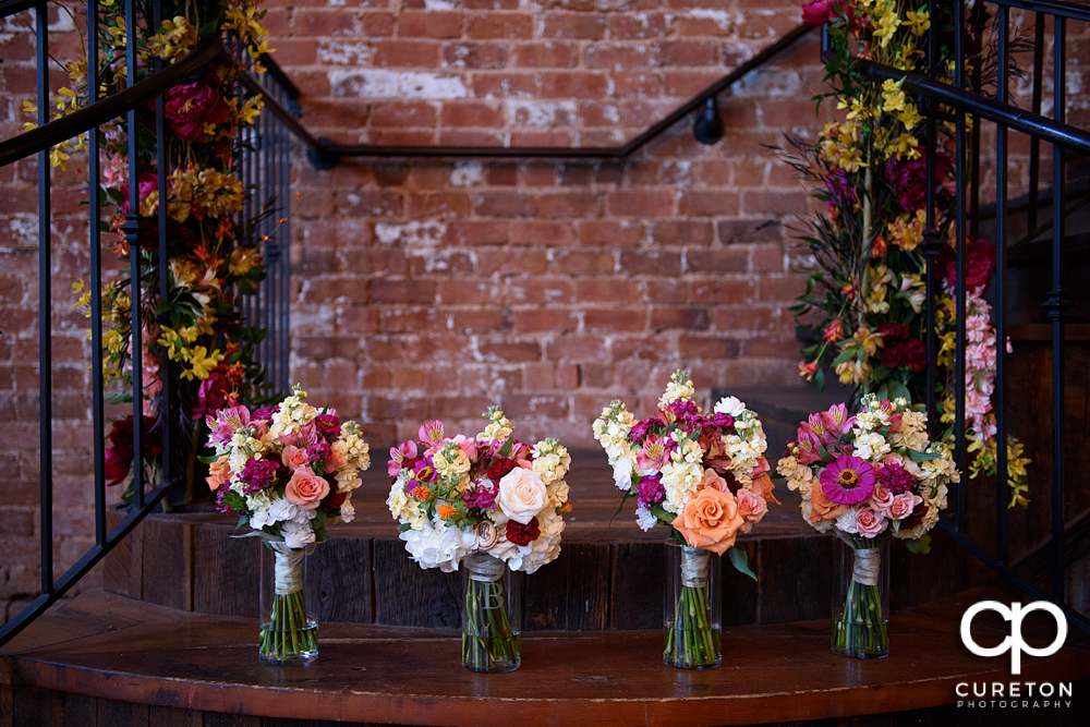 Bridal flowers from Greenville,SC florist Renee Burroughs Design.