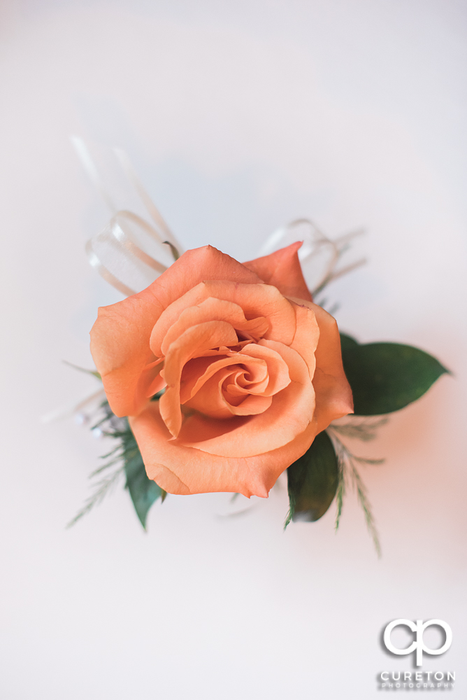 Single rose centerpiece.