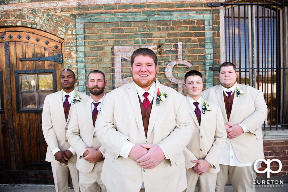 Groom and groomsmen.