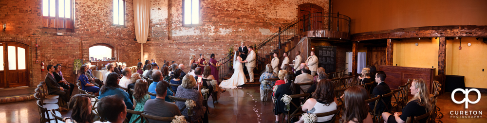 Old Cigar Warehouse wedding ceremony.