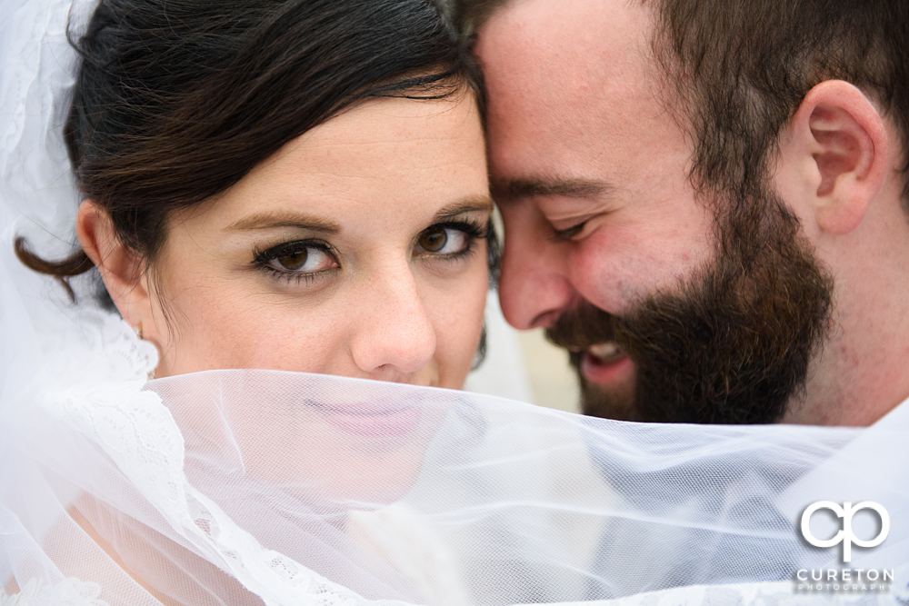 Married couple outside the Old Cigar Warehouse.