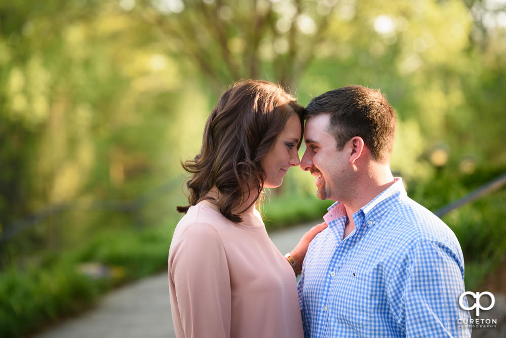 West End Greenville SC Engagement session.