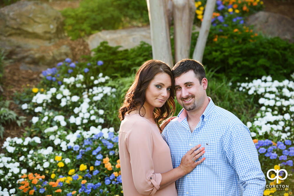 West End Greenville SC Engagement session.