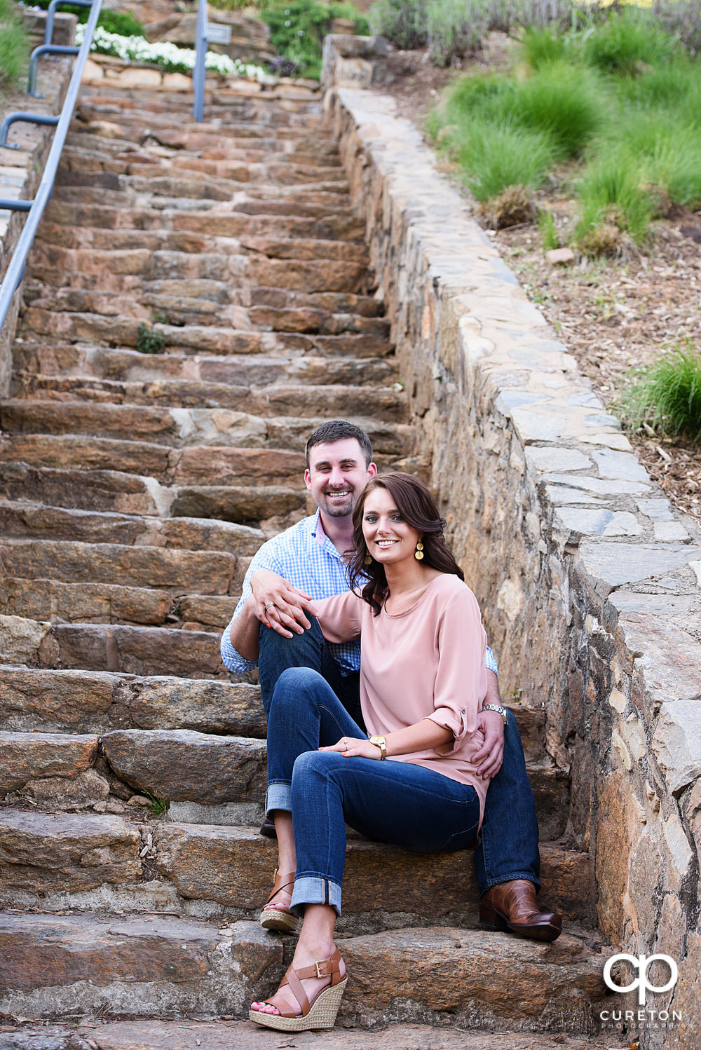 West End Greenville SC Engagement session.