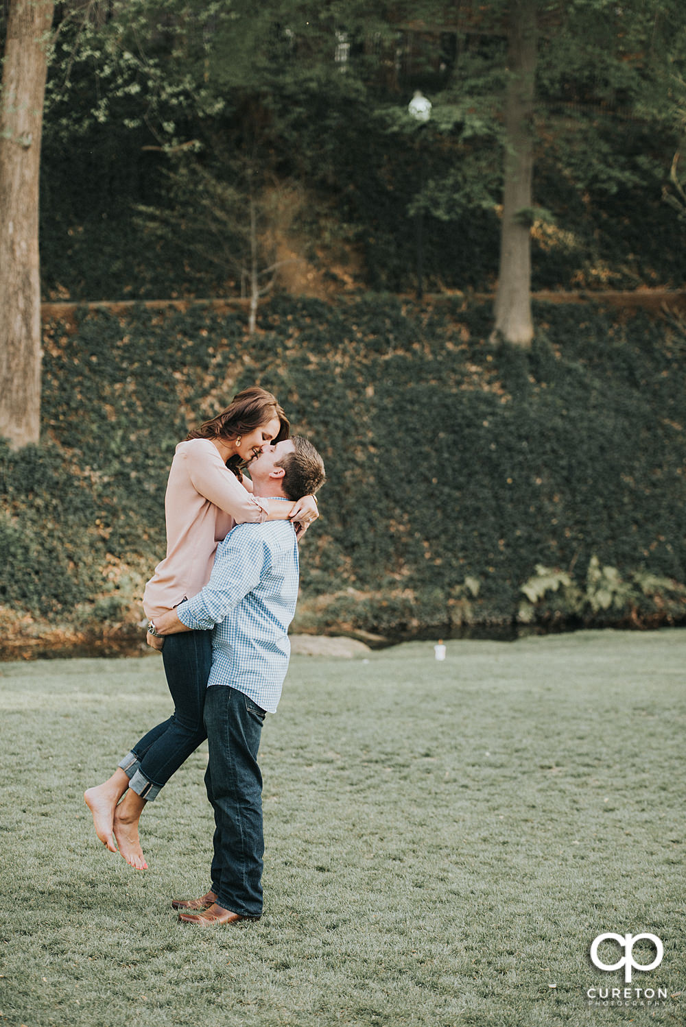 West End Greenville SC Engagement session.