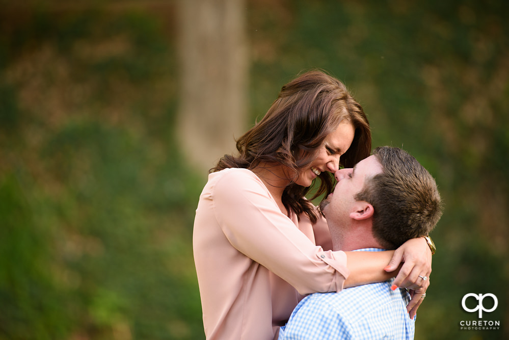 West End Greenville SC Engagement session.