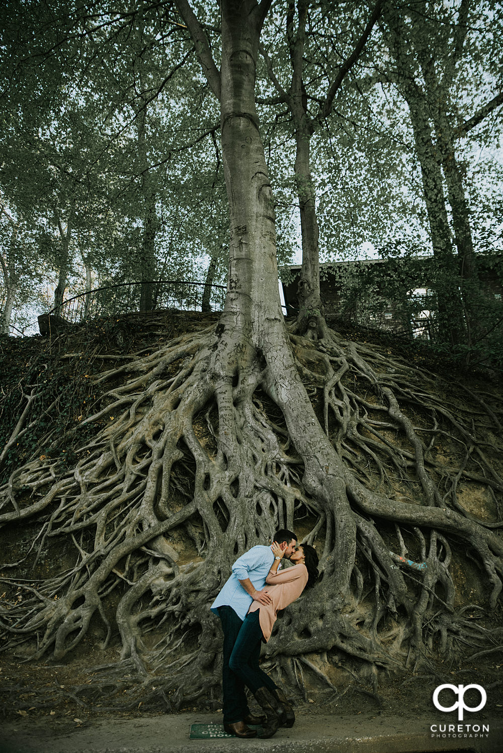 West End Greenville SC Engagement session.