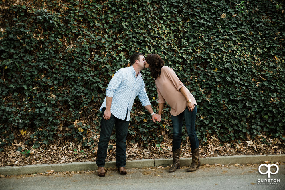 West End Greenville SC Engagement session.