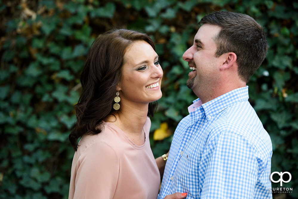 West End Greenville SC Engagement session.