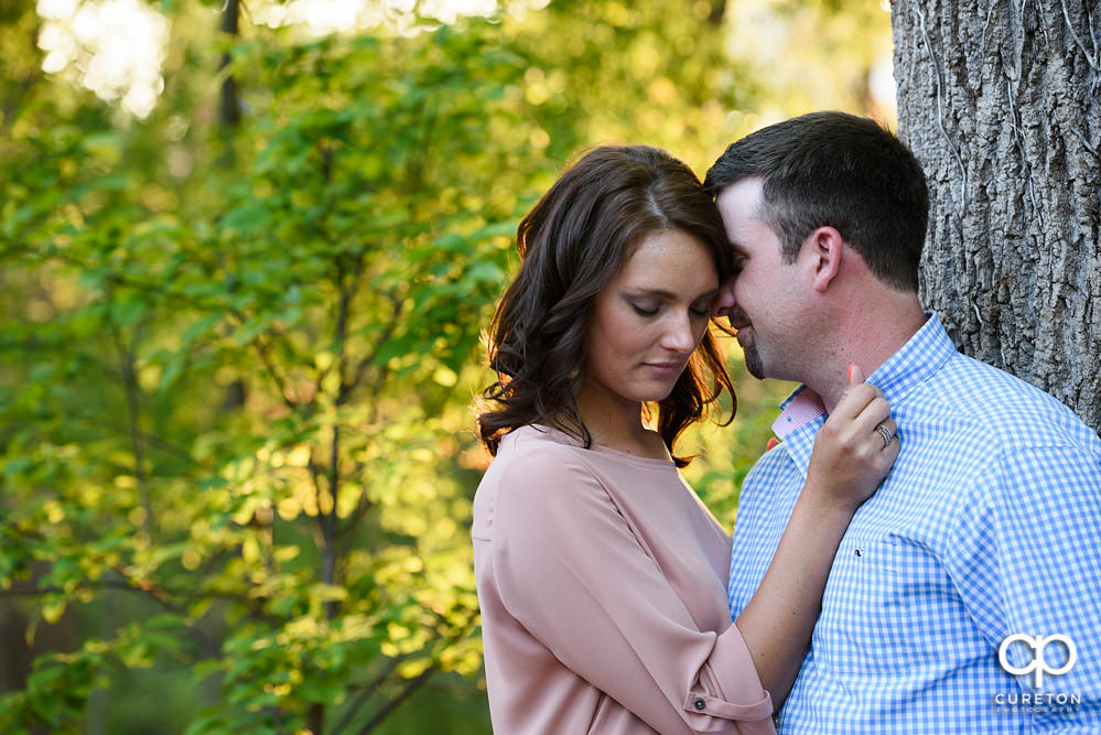 West End Greenville SC Engagement session.