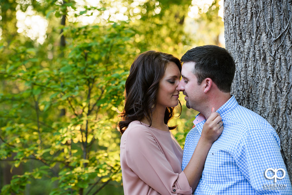 West End Greenville SC Engagement session.