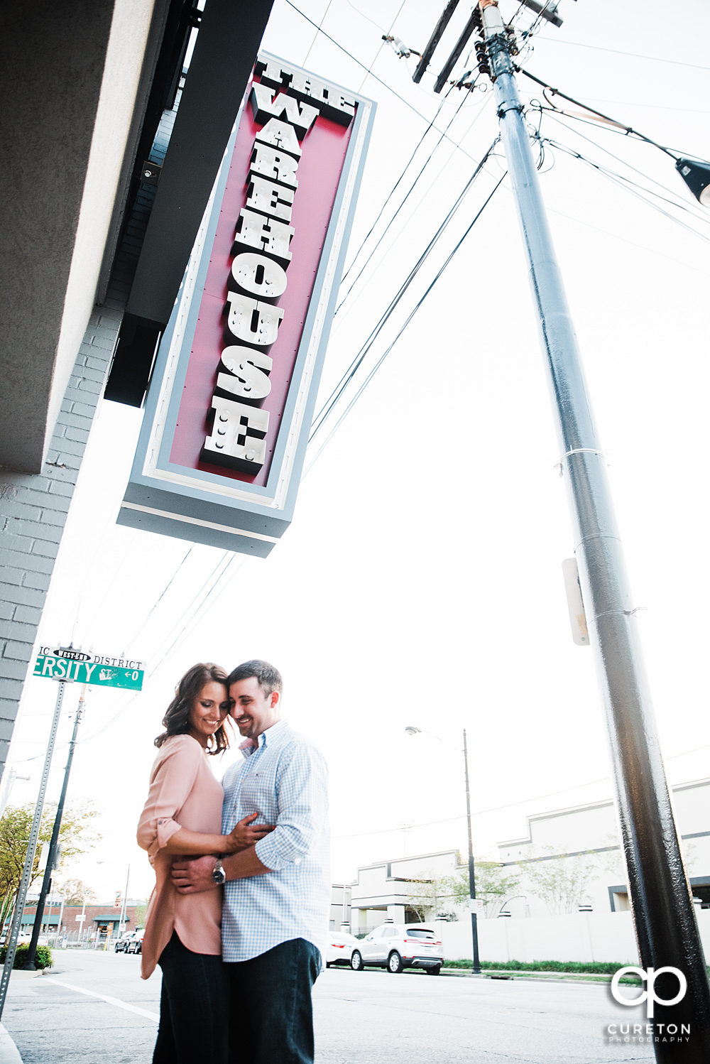 West End Greenville SC Engagement session.