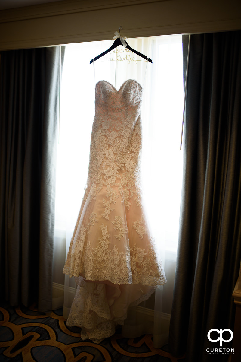 Bride's dress.