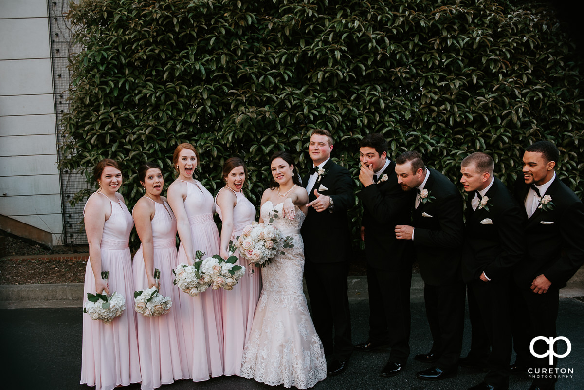 Wedding Party at The Westin Hotel.