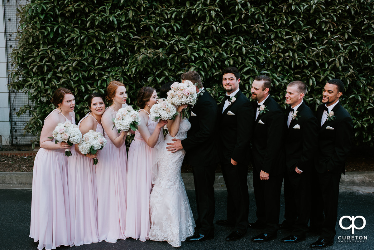 Bridal party after the wedding.