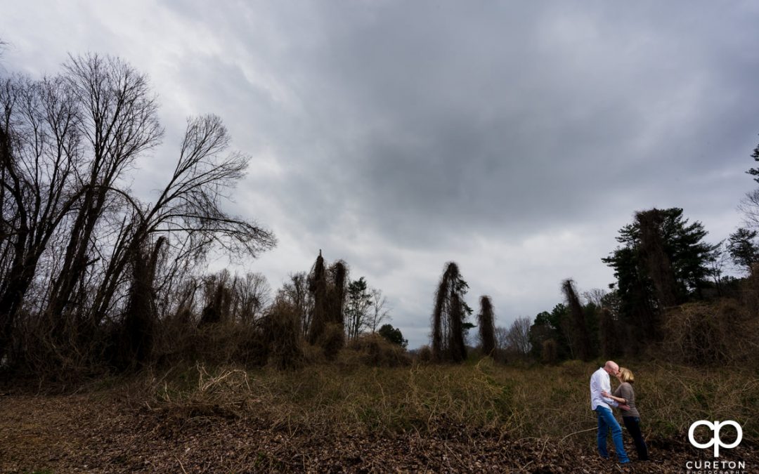 Winter Furman University Engagement in Greenville,SC – Renee and Eric